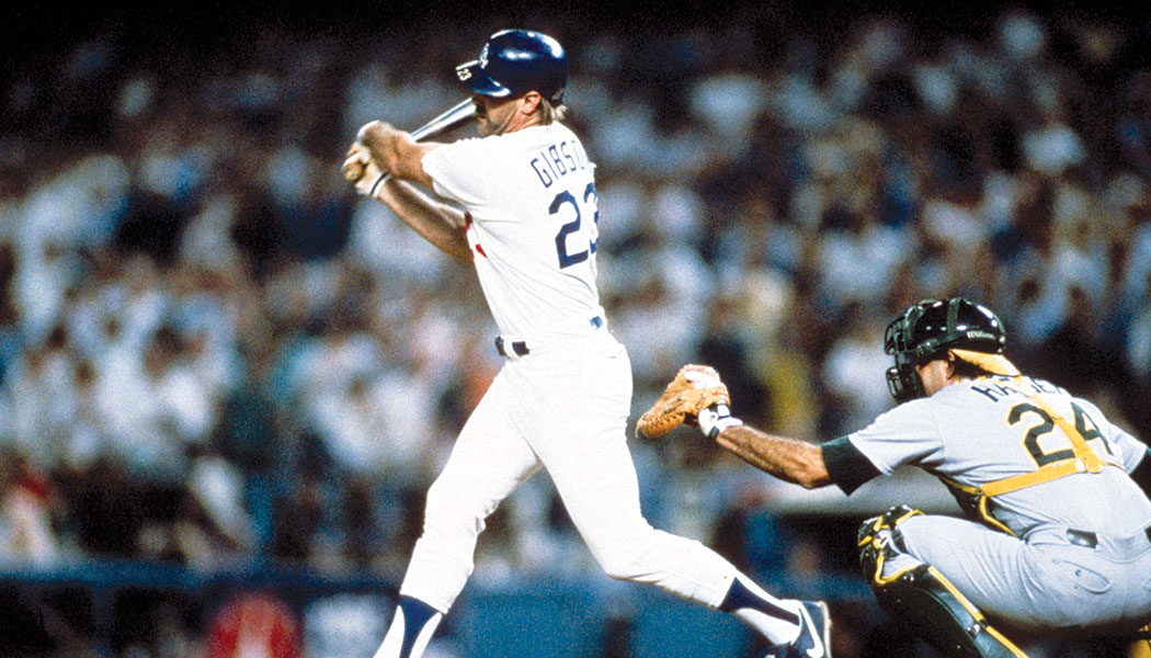 El histórico turno entre kirk gibson y Dennis Eckersley en la serie