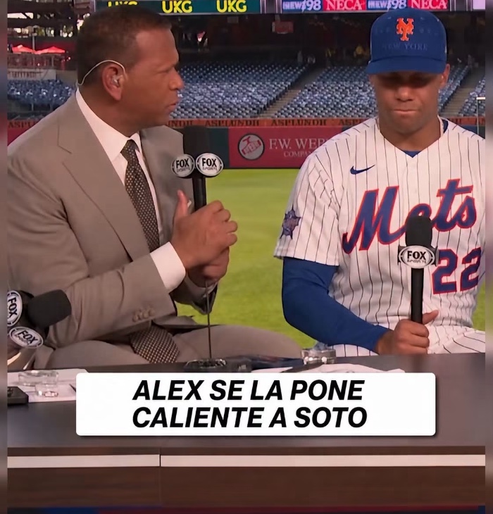 Alex Rodríguez pone contra las cuerdas a Juan Soto